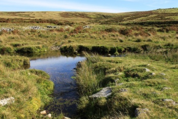 Shavercombe Tor and Waterfall, Sheepstor, Dartmoor National Park